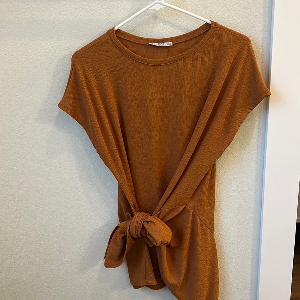 Zara Tie Shirt